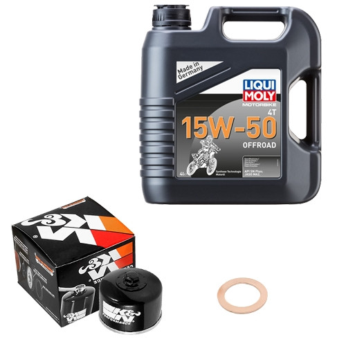 ölfilter set 15w - k&n, 15w-50