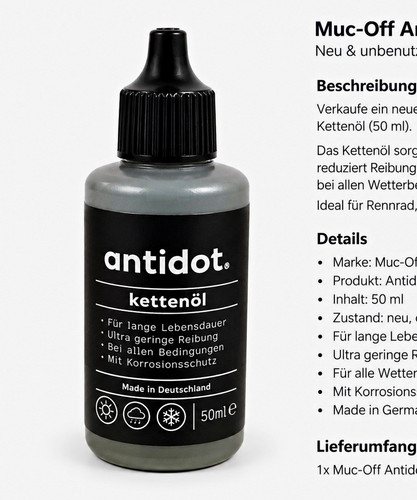 Muc off antidot kettenöl - antidot,