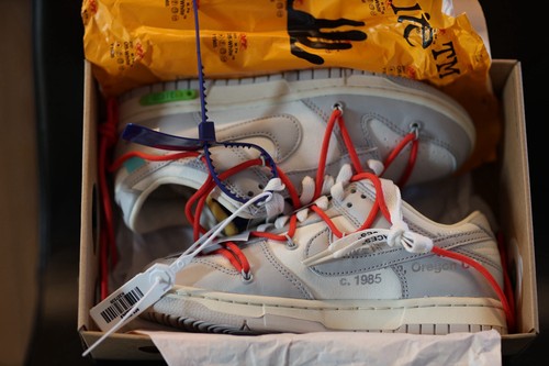Nike dunk low - off-white, lot