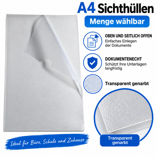 1000 sichthüllen a4 - 10-1000,