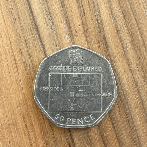 Pence offside - 50,